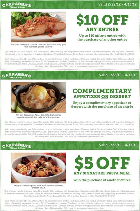 carrabba's coupons printable|7 Carrabba's Italian Grill Printable Coupons & Deals for Apr 2024.